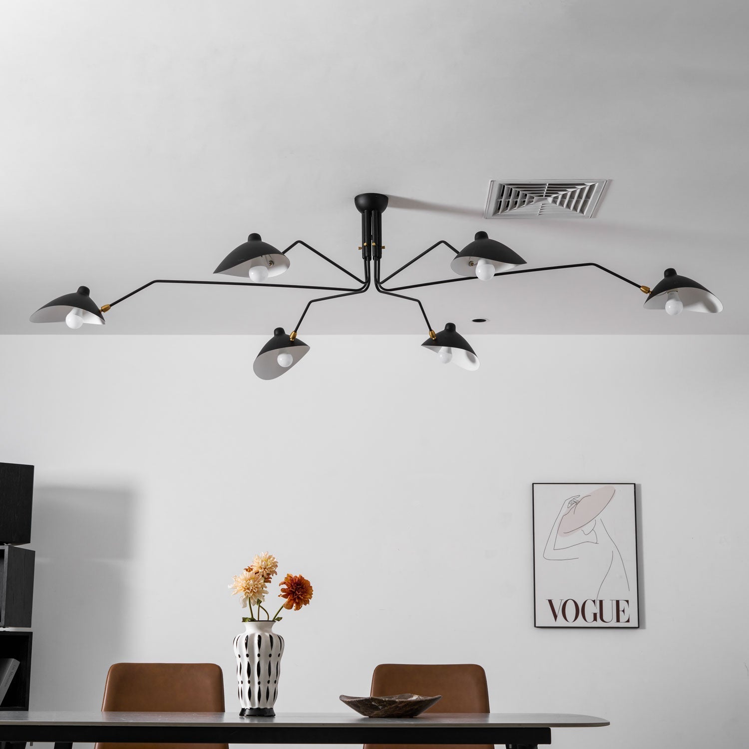 Serge Mouille Ceiling Light
