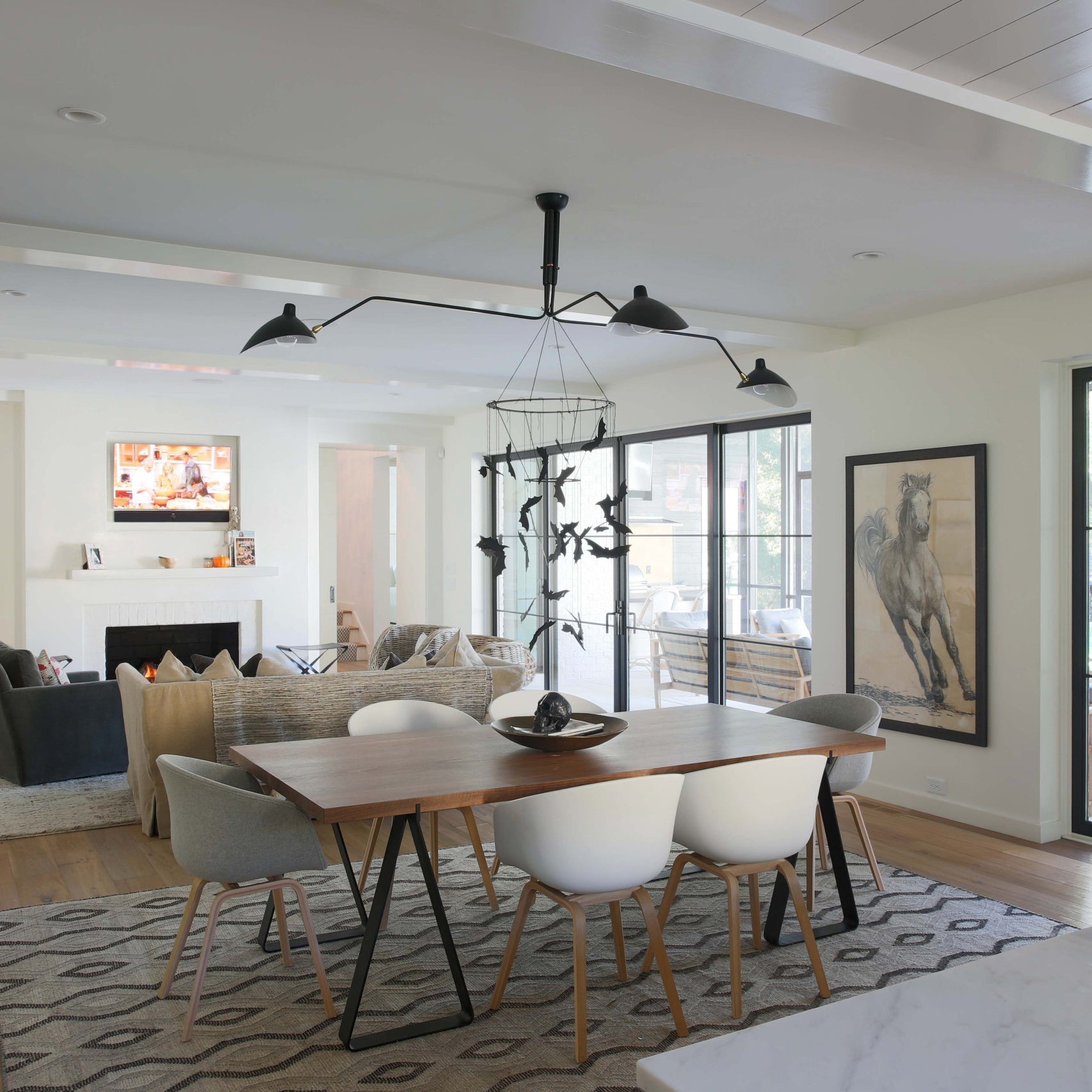 Serge Mouille Ceiling Light